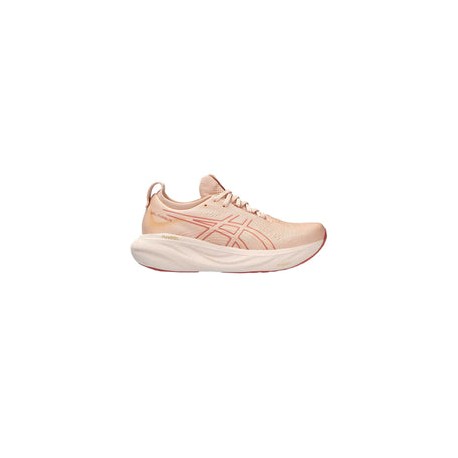 Tenis Asics GEL NIMBUS 25 Running Beige Mujer