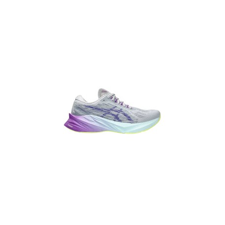 Tenis Asics NOVABLAST 3 Running Gris Morado Mujer