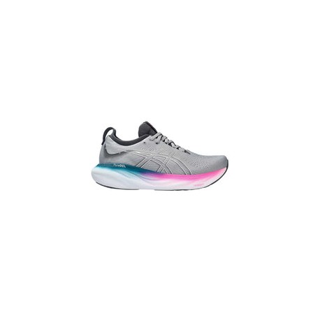 Tenis Asics GEL NIMBUS 25 Gris Bicolor Mujer