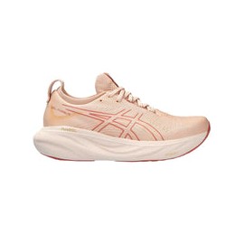 Tenis Asics GEL NIMBUS 25 Running Beige Mujer