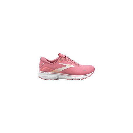 Tenis Brooks Running GHOST 15 Rosa Blanco Mujer