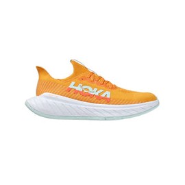 Tenis Hoka Running CARBON X 3 Naranja Blanco Mujer