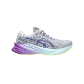 Tenis Asics NOVABLAST 3 Running Gris Morado Mujer