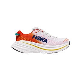 Tenis Hoka BONDI X Running Blanco Naranja Hombre