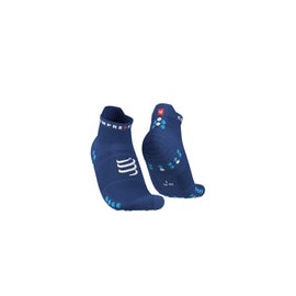 Calcetín Deportiva Compressport PRO RACING V4L Run Low Azul