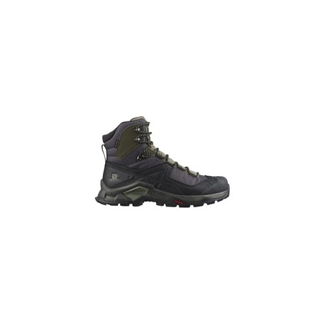 Botas Senderismo Salomon QUEST ELEMENT GTX Negro Verde Hombre