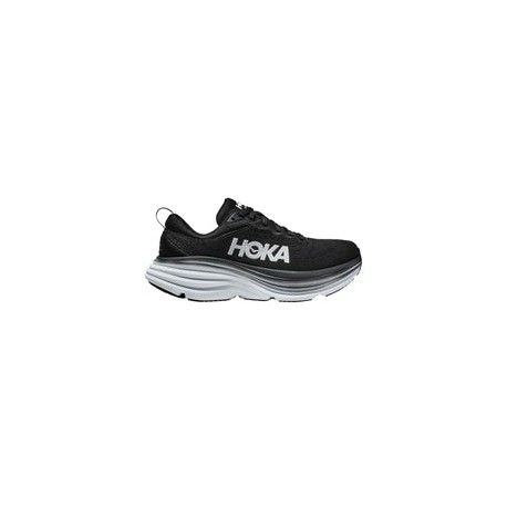 Tenis Hoka BONDI 8 Running Negro Blanco Hombre