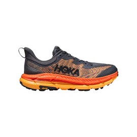 Tenis Hoka MAFATE SPEED 4 Trail Gris Naranja Hombre