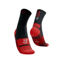 Calceta Compressport Pro Marathon Socks High Risk Red