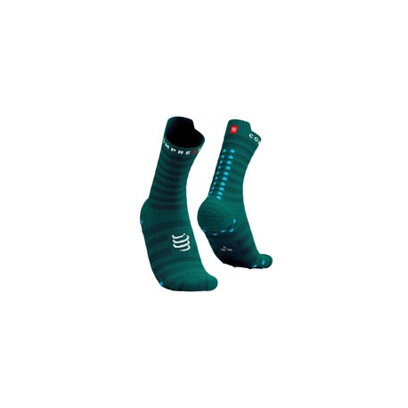 Calceta Compressport PRO RACING V4.0 UltraLight Run High Shaded Spruce