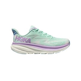 Tenis Hoka Running CLIFTON 9 Aqua Morado Mujer