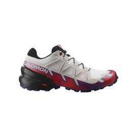 Tenis Salomon Trail Running SPEEDCROSS 6 Blanco Mujer