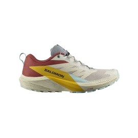 Tenis Salomon Trail Running SENSE RIDE 5 Beige Mujer