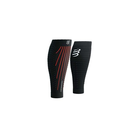 Pantorrillera de Compresión Compressport R2 AERO Balck Red de