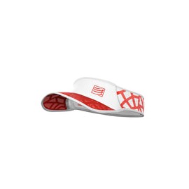 Compressport Visera SPIDERWEB Ultra ligera Blanco Roja