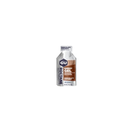 Gel Gu Energy Roctane sabor chocolate coco con cafeína