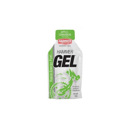 Hammer Gel energético sin cafeína sabor manzana canela