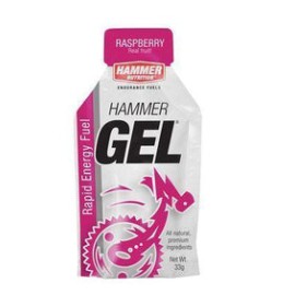 Hammer Gel energético sin cafeína sabor frambuesa