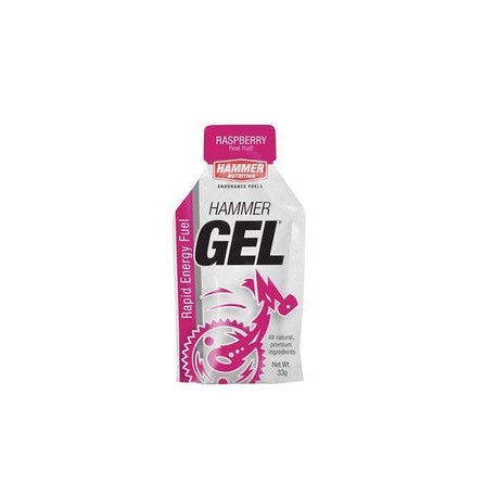 Hammer Gel energético sin cafeína sabor frambuesa