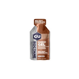 Gel Gu Energy Roctane sabor sal marina chocolate con cafeína