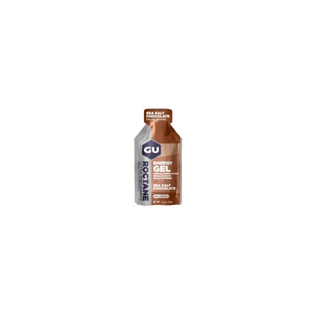 Gel Gu Energy Roctane sabor sal marina chocolate con cafeína