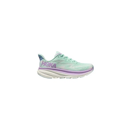 Tenis Hoka Running CLIFTON 9 Aqua Morado Mujer