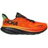 Tenis Hoka CLIFTON 9 Running Naranja Negro Hombre