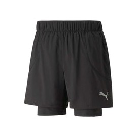 Short Deportivo Puma RUN 2IN1 5" SHORT Negro Hombre