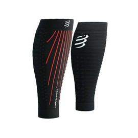 Pantorrillera de Compresión Compressport R2 AERO Balck Red