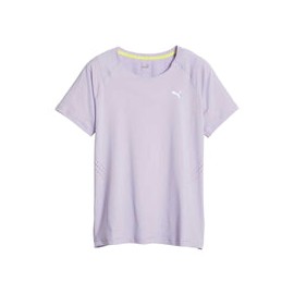 Playera Deportiva Puma RUN CLOUDSPUN TEE Lila Mujer