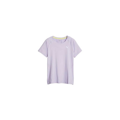 Playera Deportiva Puma RUN CLOUDSPUN TEE Lila Mujer de My Store