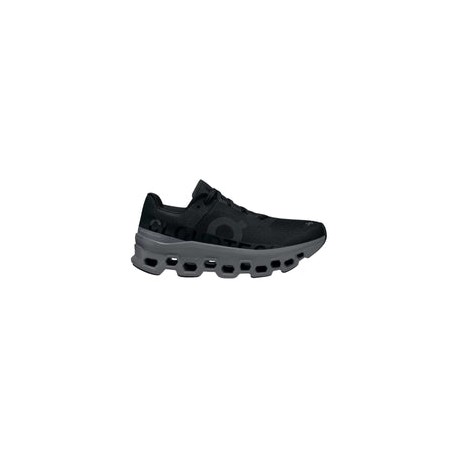 Tenis On Running CLOUDMONSTER Negro Gris Mujer