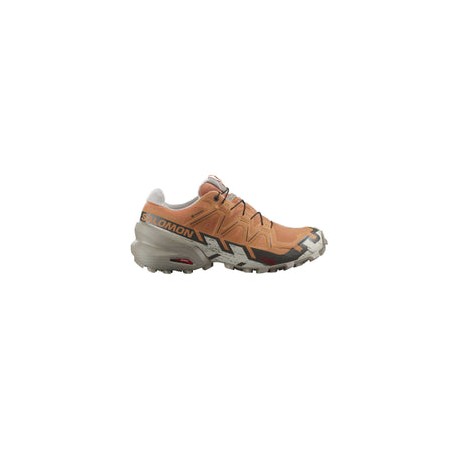 Tenis Salomon Trail Running SPEEDCROSS 6 GTX Café Mujer