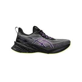 Tenis Asics NOVABLAST 3 LE Running Negro Verde Mujer